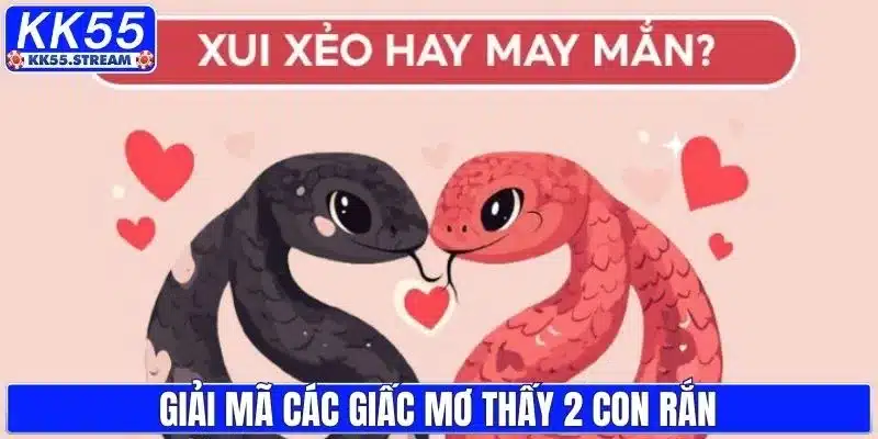 Giải mã các trường hợp mơ thấy cặp rắn