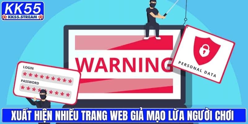 Xuất hiện nhiều trang web giả mạo lừa người chơi